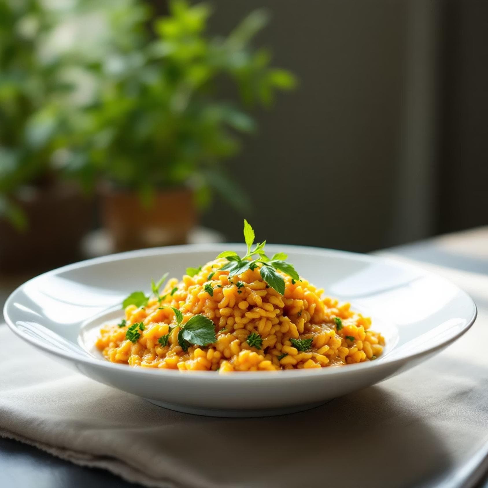 Table de brunch avec produits locaux et café